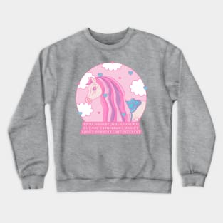 Barbie Movie Horses Patriarchy Quote Ken Crewneck Sweatshirt